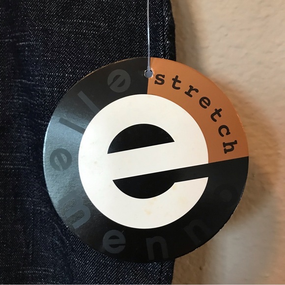 ellemenno Indigo Stretch Business Casual Trousers No Pockets Size 15 (14 Women) - Picture 13 of 16